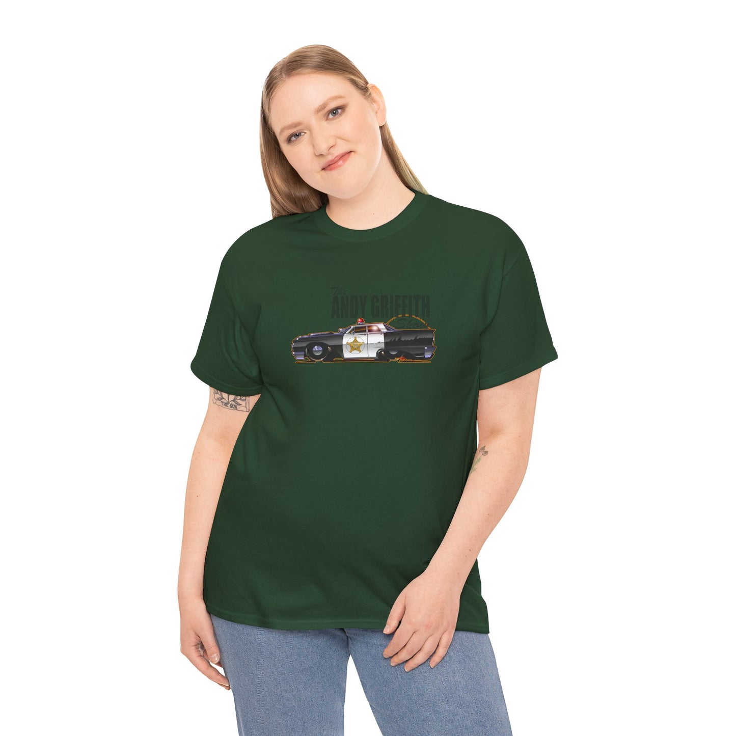 ANDY GRIFFITH SHOW 1963 Ford Galaxie Police Car Tee Shirt 12 Colors