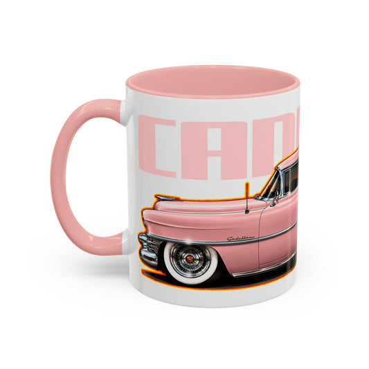 CADILLAC Coupe DeVille 1955 Collectible Fireball Art Coffee Mug - 2 Sizes