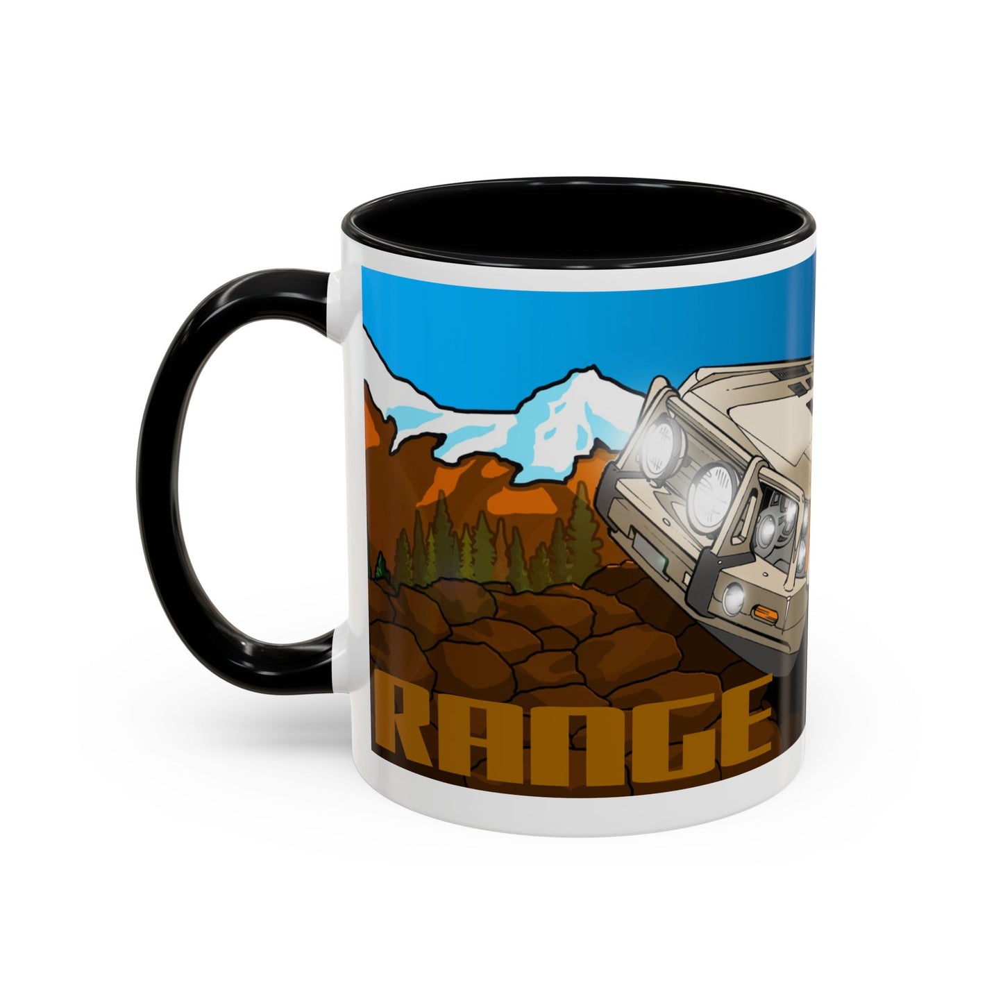 RANGE ROVER EXPLORER Fireball Art Coffee Mug - 2 Sizes