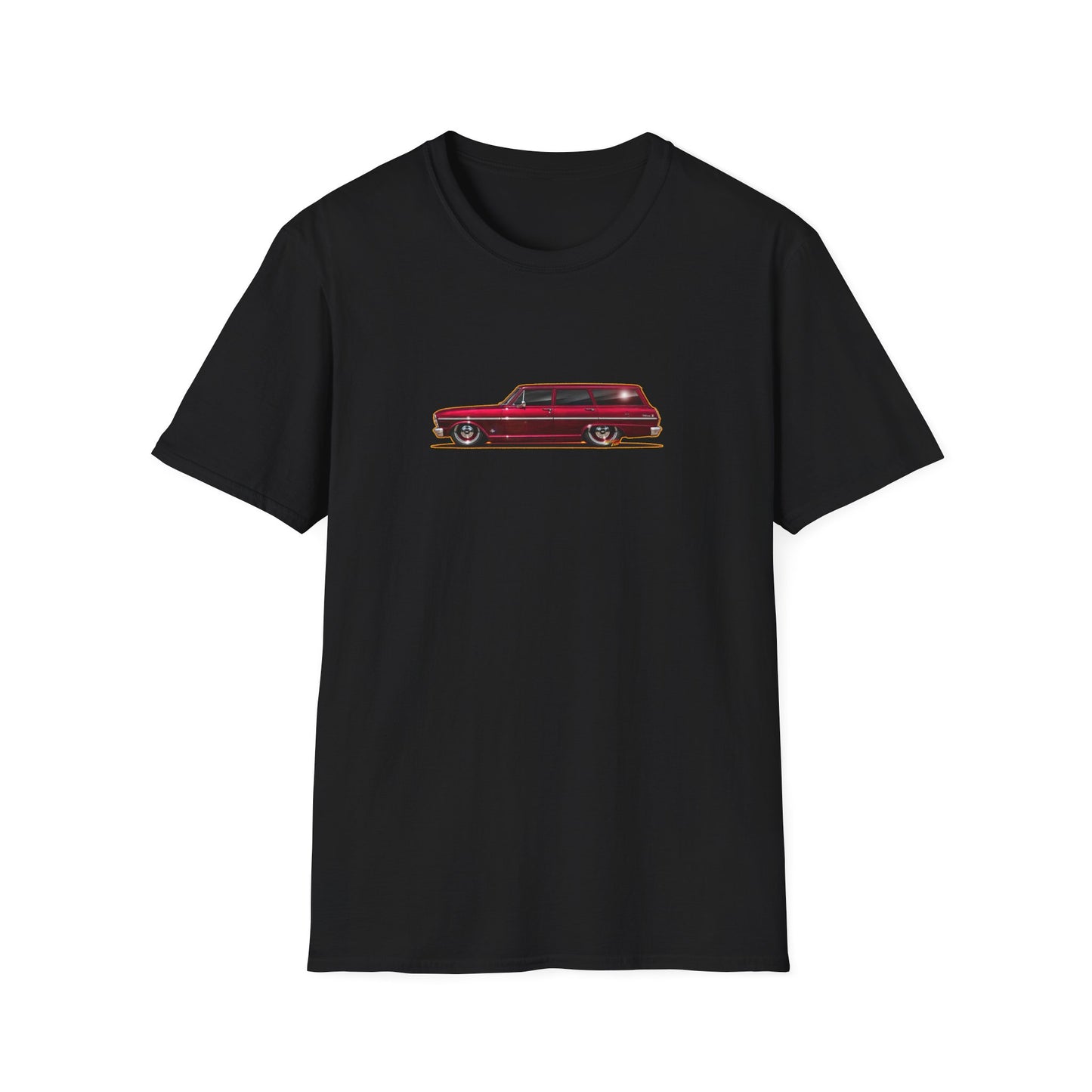 CHEVY NOVA WAGON 1965 Collectible Fireball Art Tee Shirt