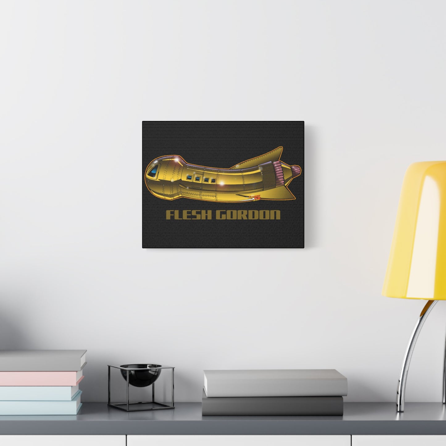 FLESH GORDON SCI FI Spaceship Canvas Art Wall Print - 11x14