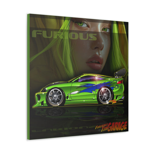 FAST AND FURIOUS MITSUBISHI Concept Art Canvas MASTERPRINT 3 Sizes