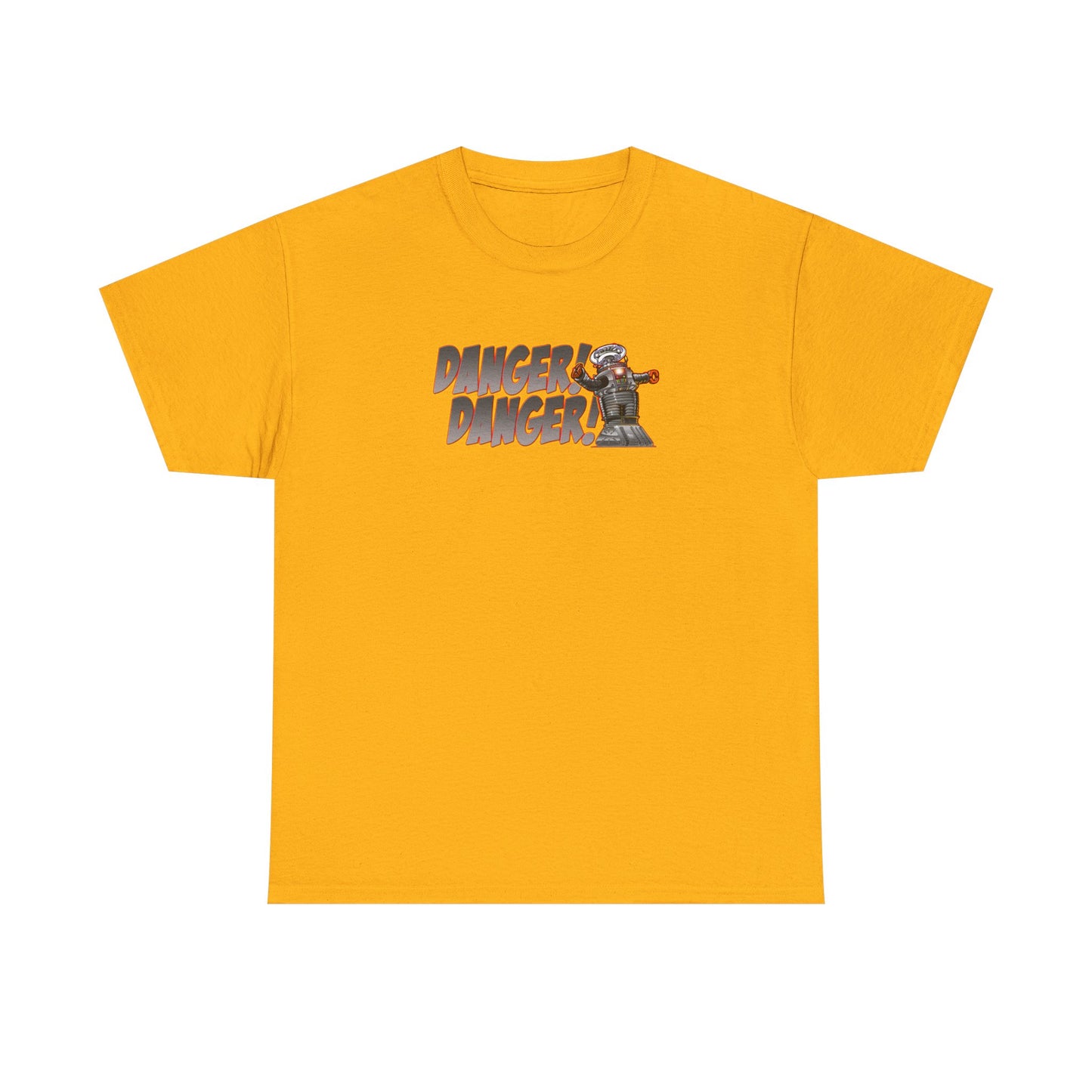 LOST IN SPACE ROBOT DANGER Heavy Cotton Tee Shirt - Mutiple Colors