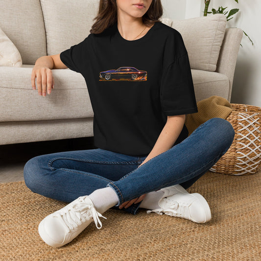 CHEVROLET CHEVY CHEVELLE 1966 Collectible Fireball Art Tee Shirt