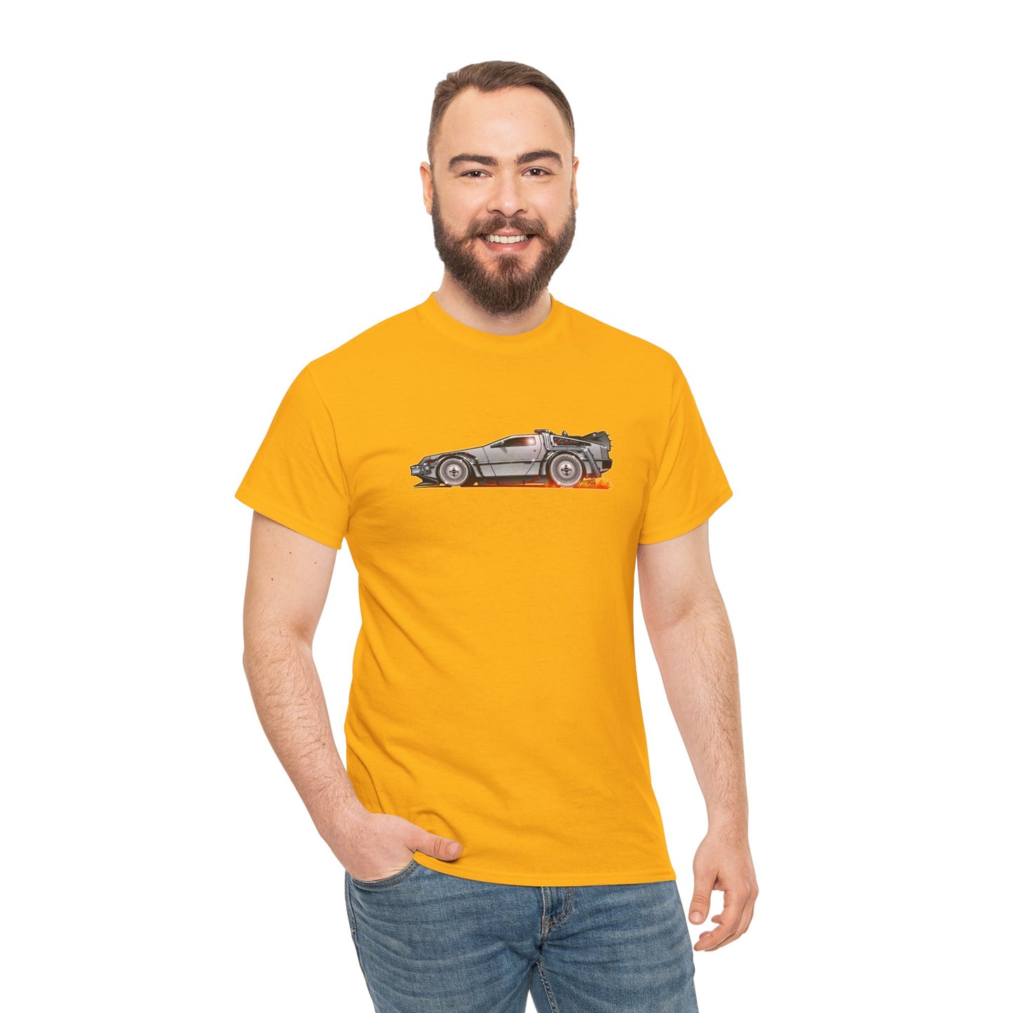 BACK TO THE FUTURE DELOREAN Time Machine Concept Art Tee Shirt 11 Colors