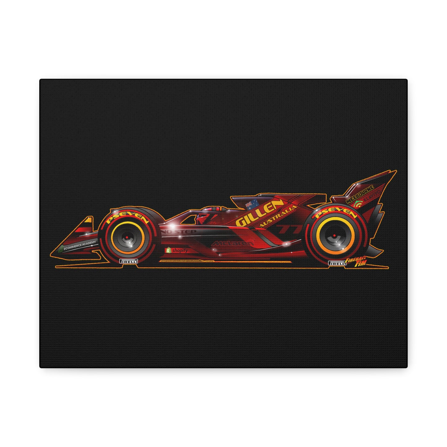 GILLEN AUSTRALIA F1 2047 Concept Art Canvas Print 11x14