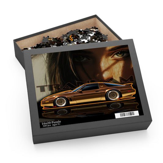 PONTIAC TRANS AM 1984 Collectible Fireball Art Jigsaw Puzzle — (120/252/500‑Piece)