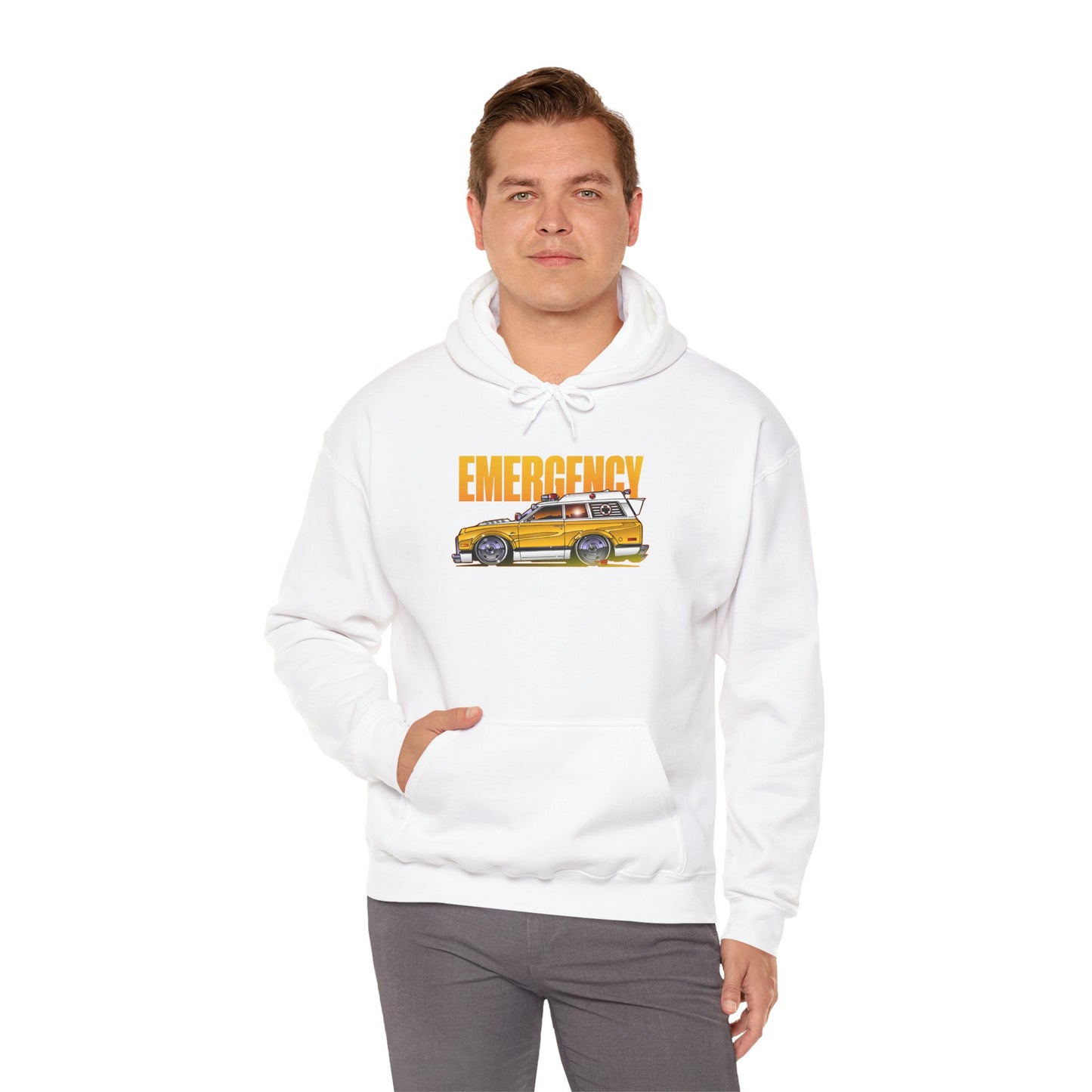 EMERGENCY AMBULANCE TV Show Concept Art Hooded Sweatshirt 9 Colors