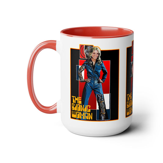 THE BIONIC WOMAN Version 4 Coffee Mug 15oz
