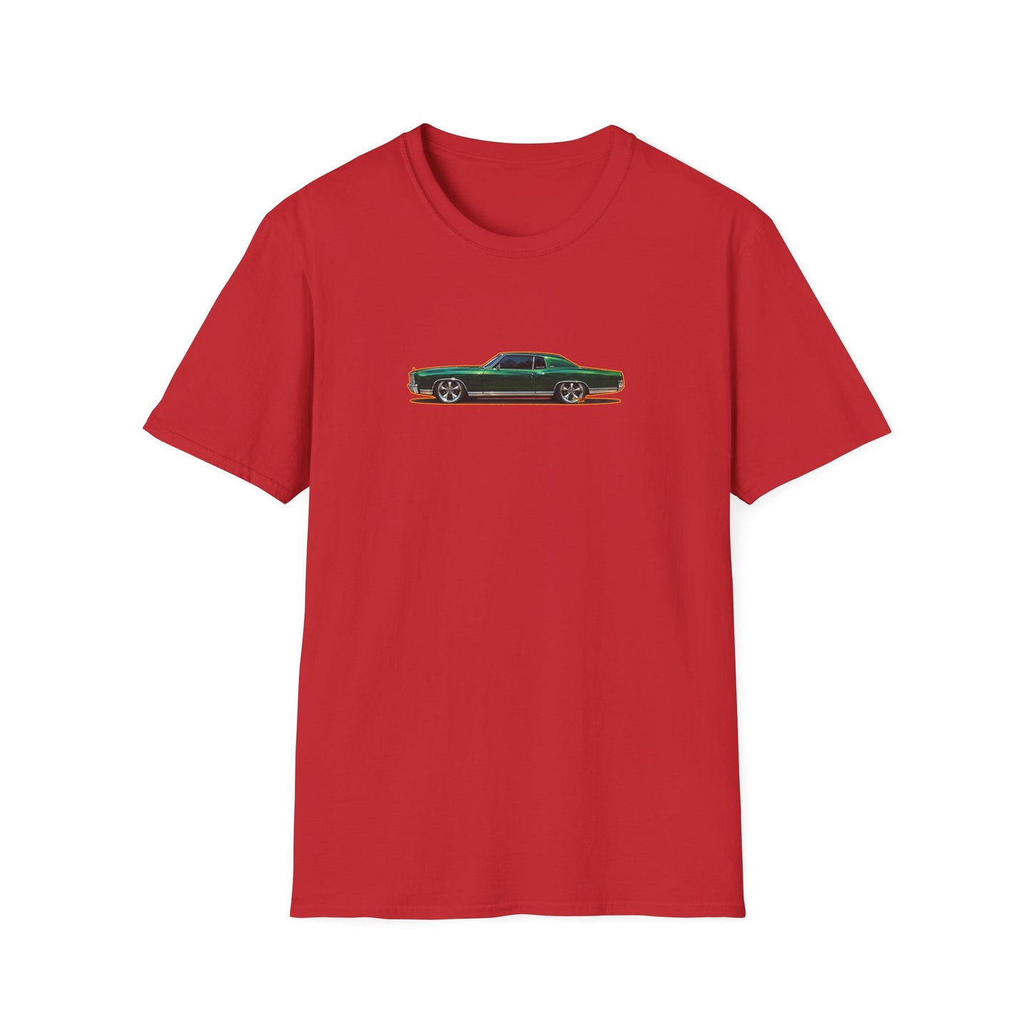 CHEVY MONTE CARLO 1971 Collectible Fireball Art Tee Shirt