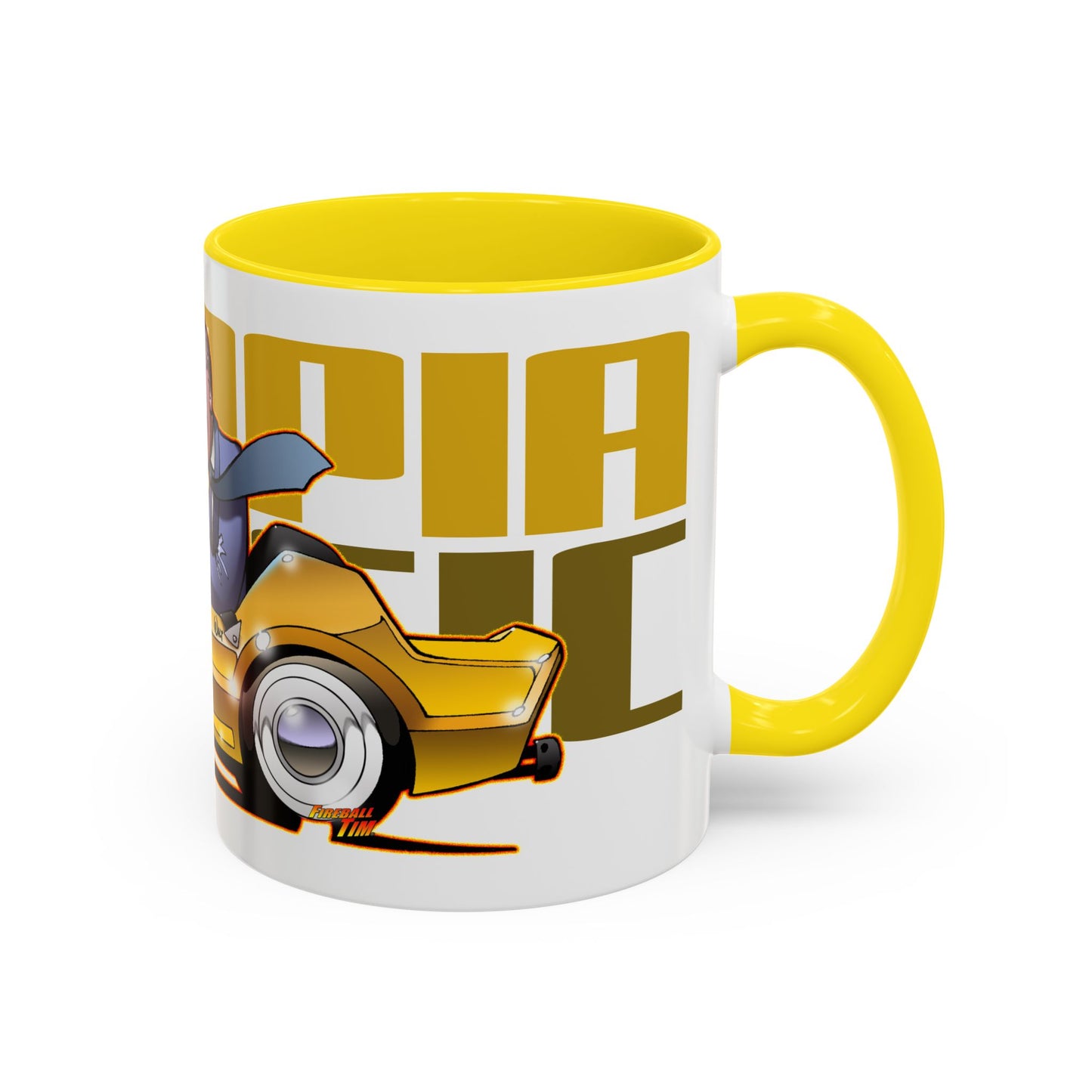 AUTOPIA CLASSIC Walt Disney Fireball Art Collectible Coffee Mug - 2 Sizes