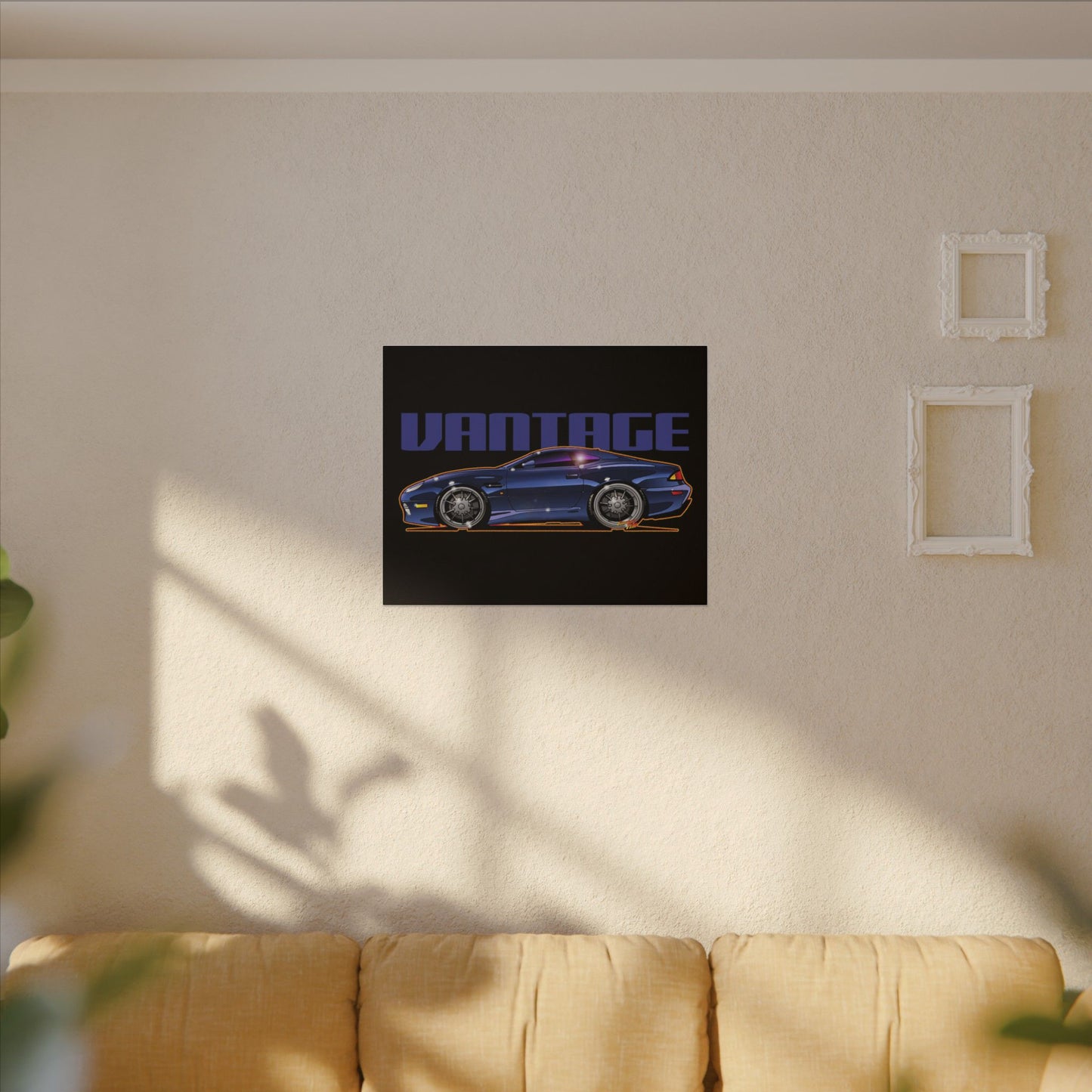ASTON MARTIN VANTAGE 2001 Fireball Art Canvas Print
