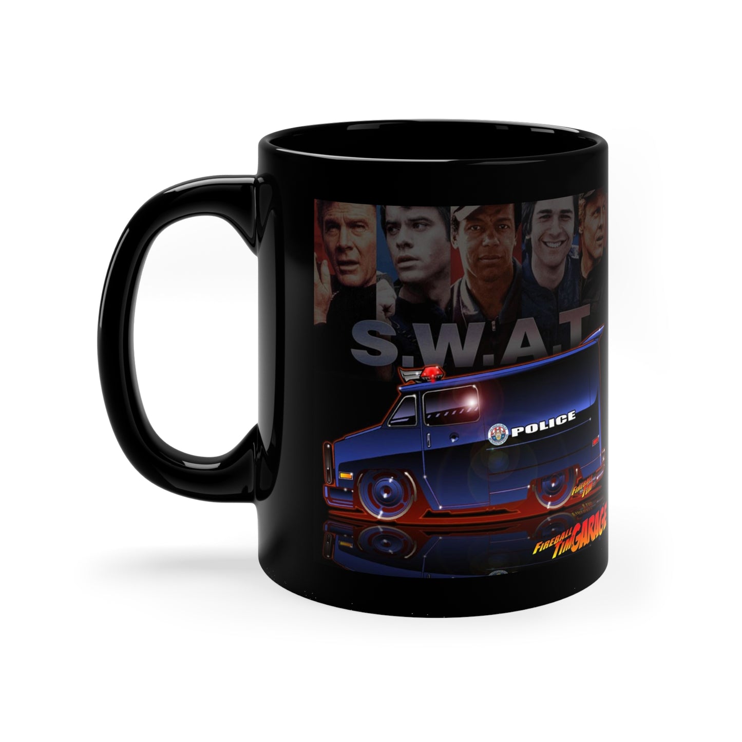 SWAT TV Show Garage Coffee Mug 11oz