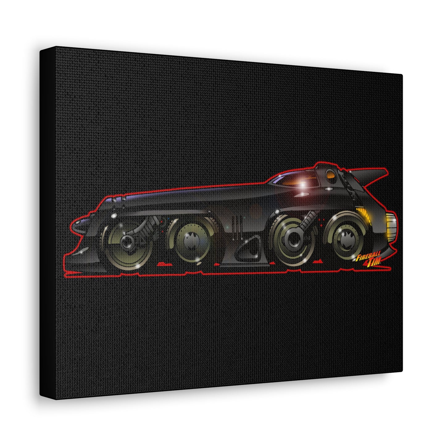 BATMISSILE Batmobile Concept Art Canvas Print 11x14