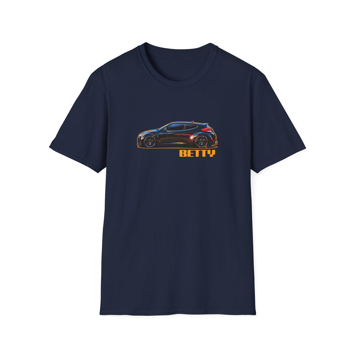 HYUNDAI VELOSTER 2012 Black Betty Collectible Fireball Art TeeShirt