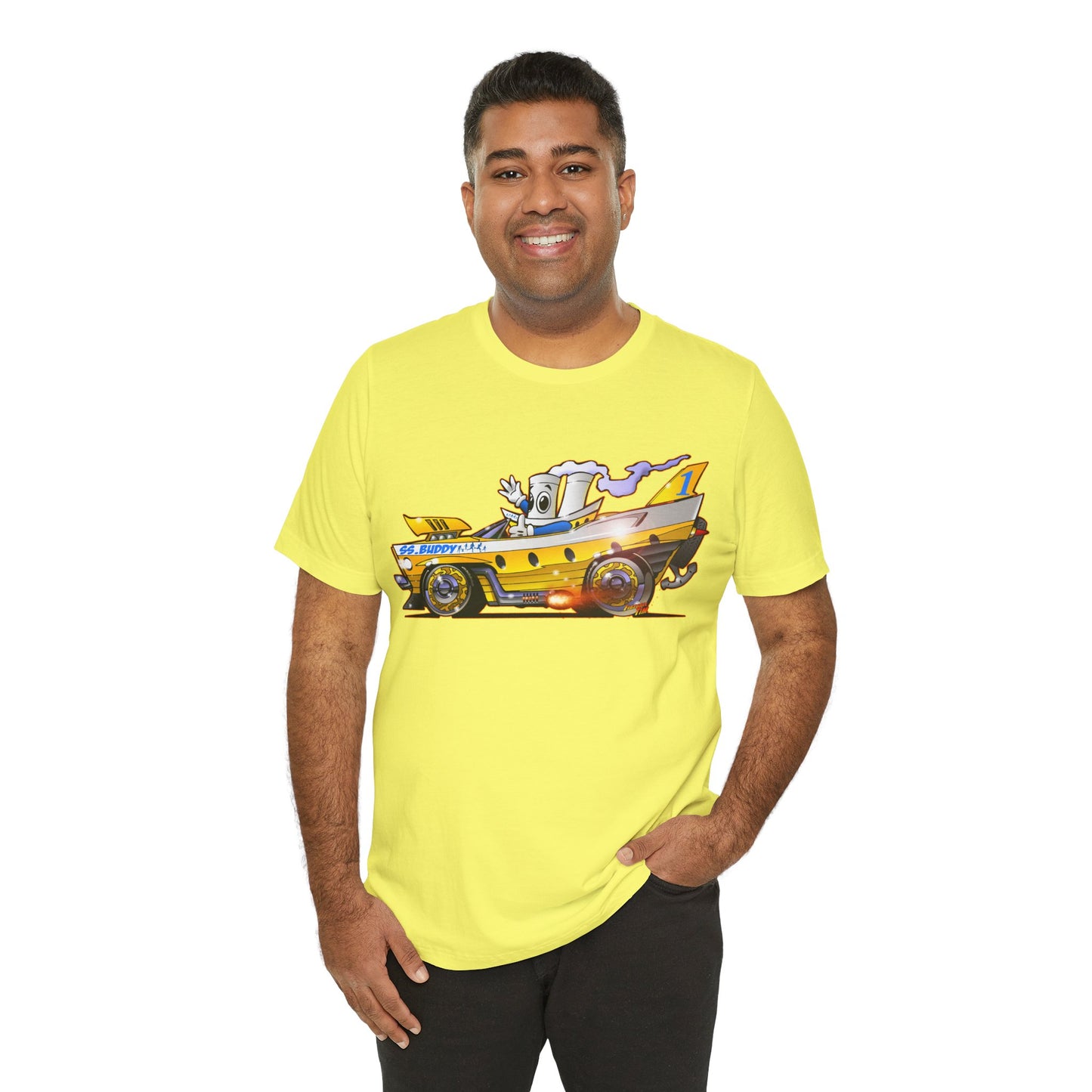 BUDDY CRUISE BUDDYMOBILE Custom Car Art Short Sleeve Tee in 17 Colors