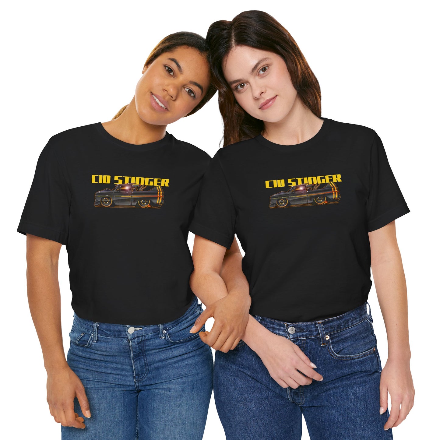 CHEVROLET C10 1960 Stinger Pickup Truck Custom Short Sleeve Tee 8 Colors