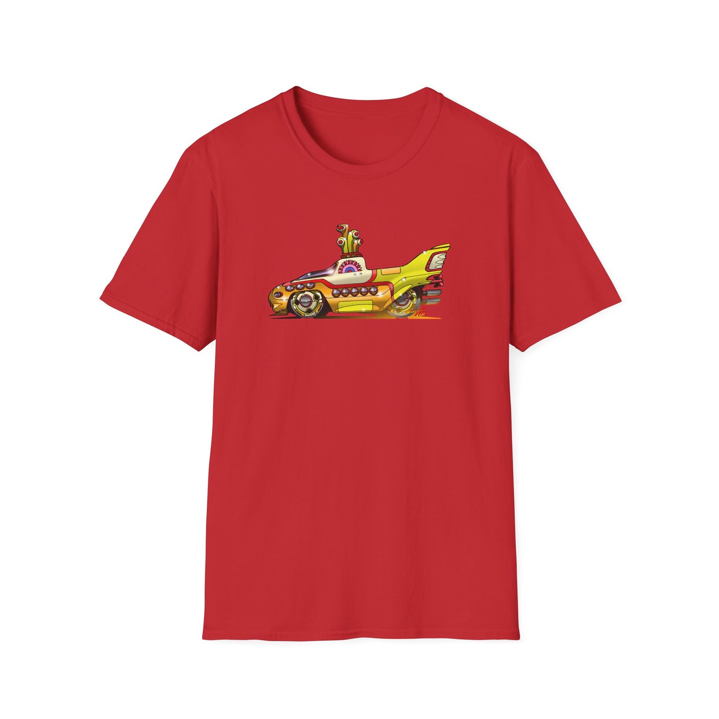 Beatles YELLOW SUBMARINE Concept Art Softstyle T-Shirt Multiple Colors