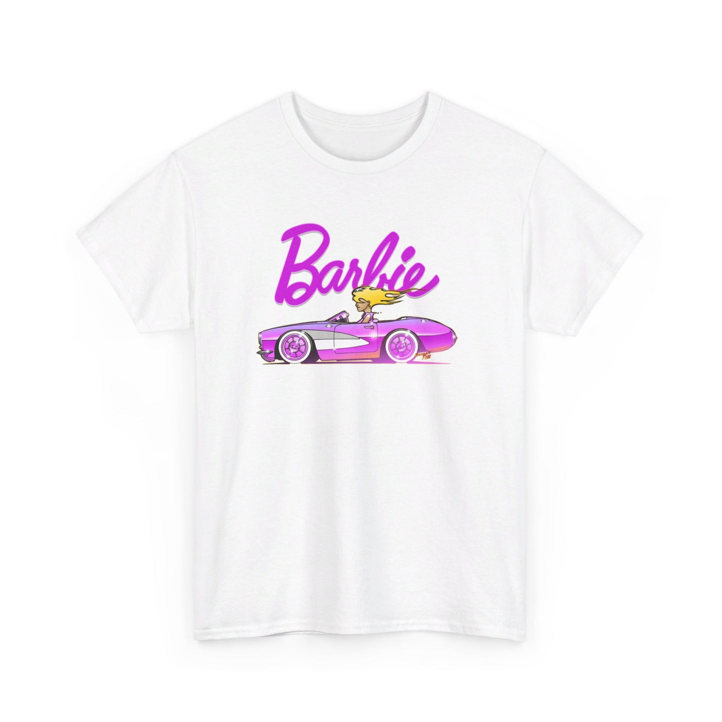 BARBIE CORVETTE Concept Art Cotton Tee 8 Colors