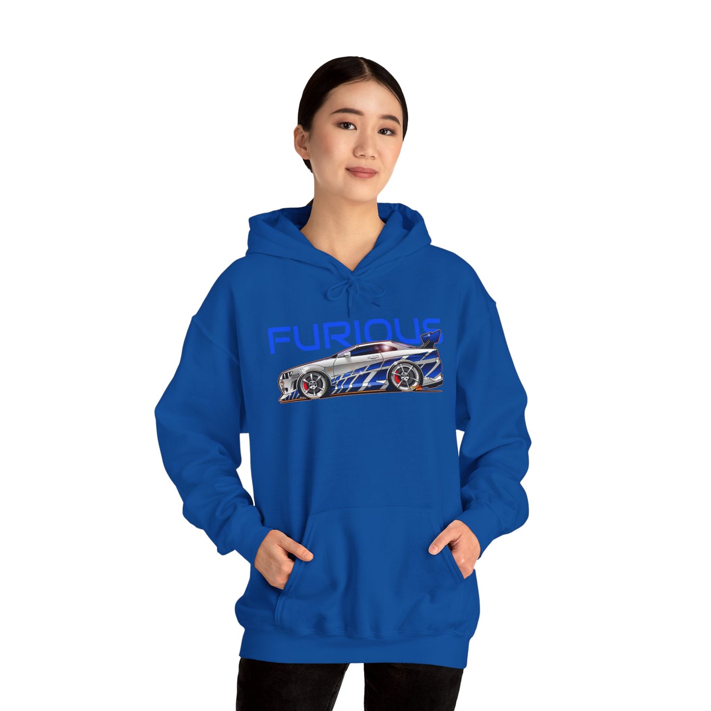 NISSAN GTR GODZILLA Paul Walker Furious Tribute Unisex Hooded Sweatshirt Multi Colors