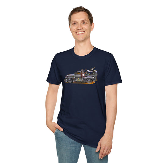 BACK TO THE FUTURE Chevy 3100 Time Machine Softstyle T-Shirt 13 Colors