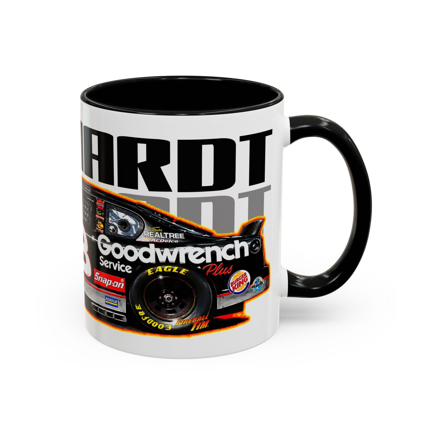DALE EARNHARDT NASCAR Chevrolet 3 Collectible Fireball Art Coffee Mug - 2 Sizes