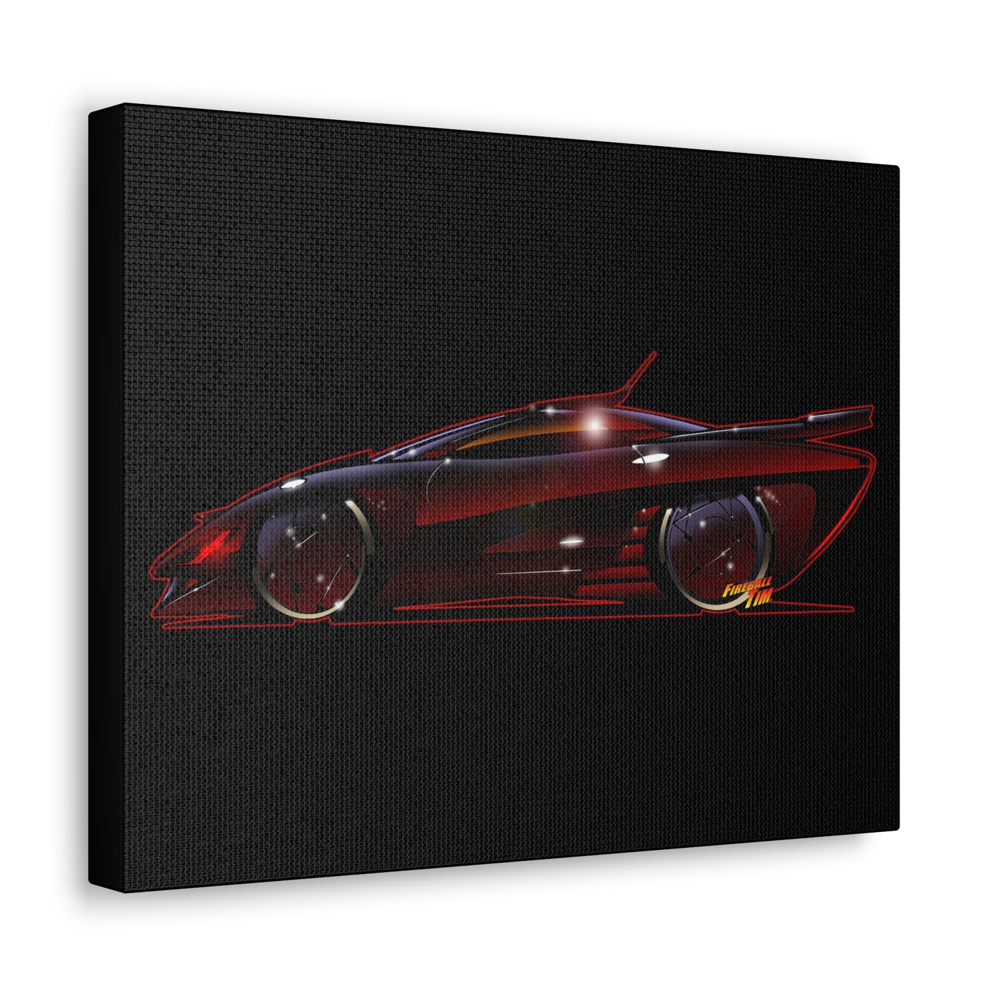 KNIGHT RIDER 2030 Pontiac Firebird Concept Canvas Wall Print 11x14