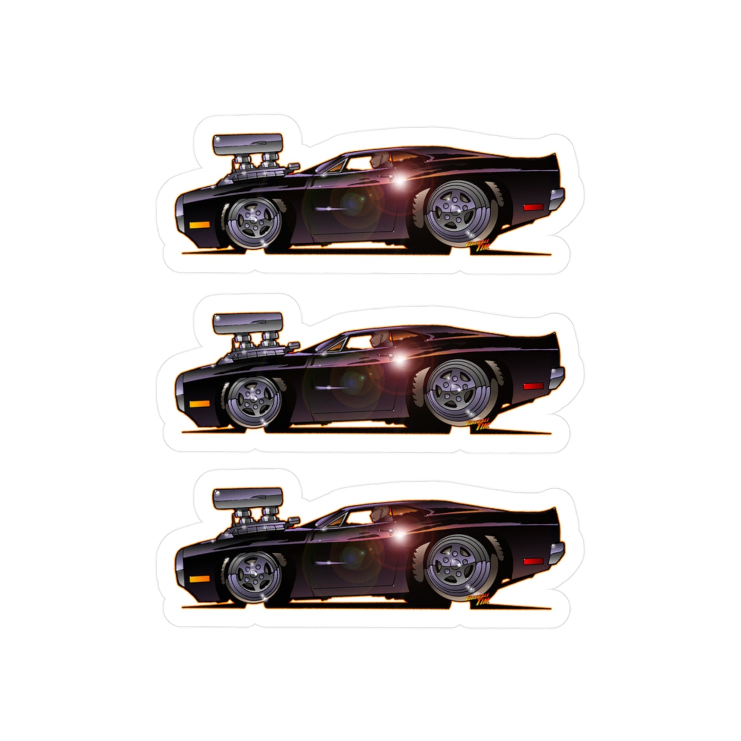 FAST & FURIOUS DODGE CHARGER Decal Stickers - 4 Sizes