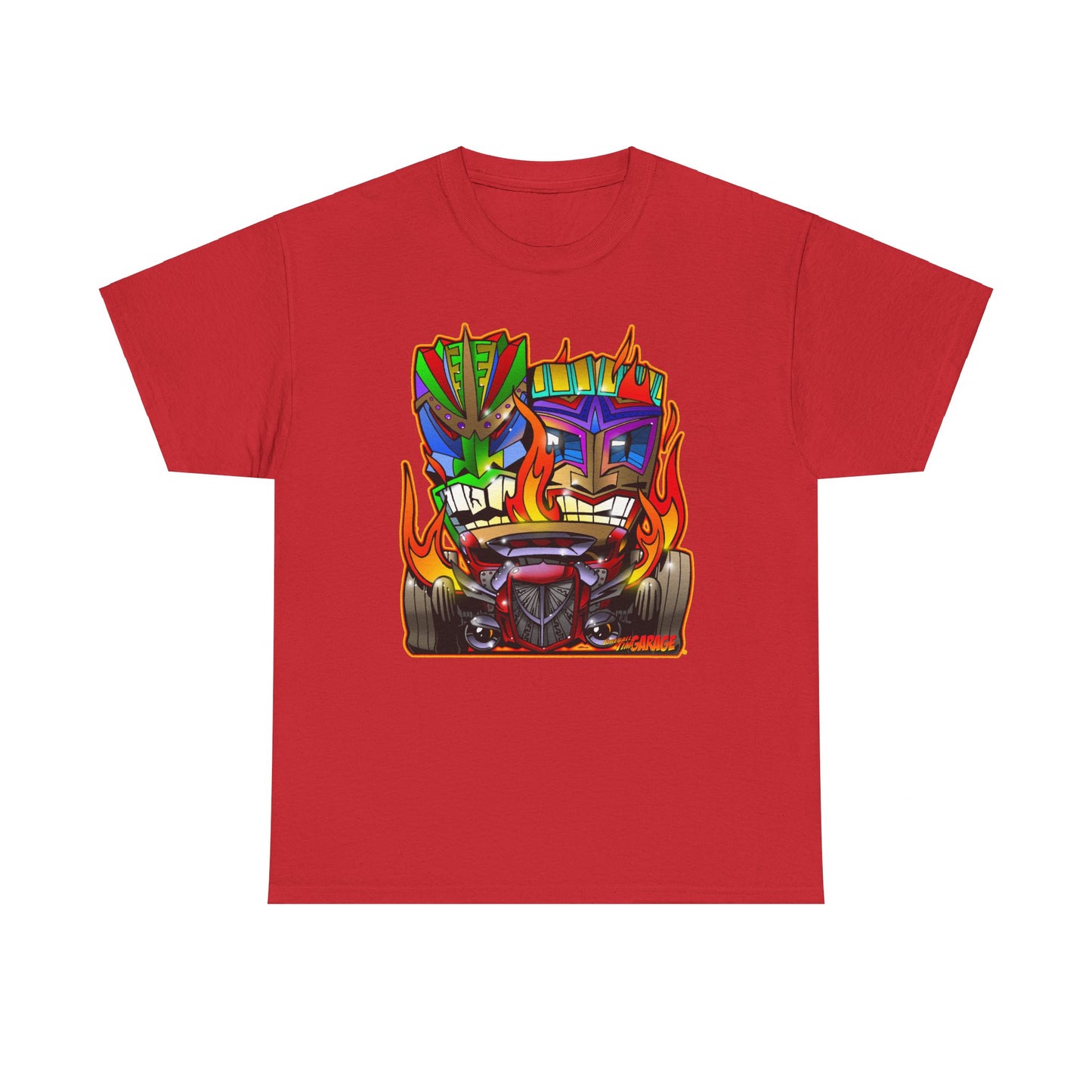 HOT ROD TIKIS Concept Art Tiki Unisex Heavy Cotton Tee 13 Colors