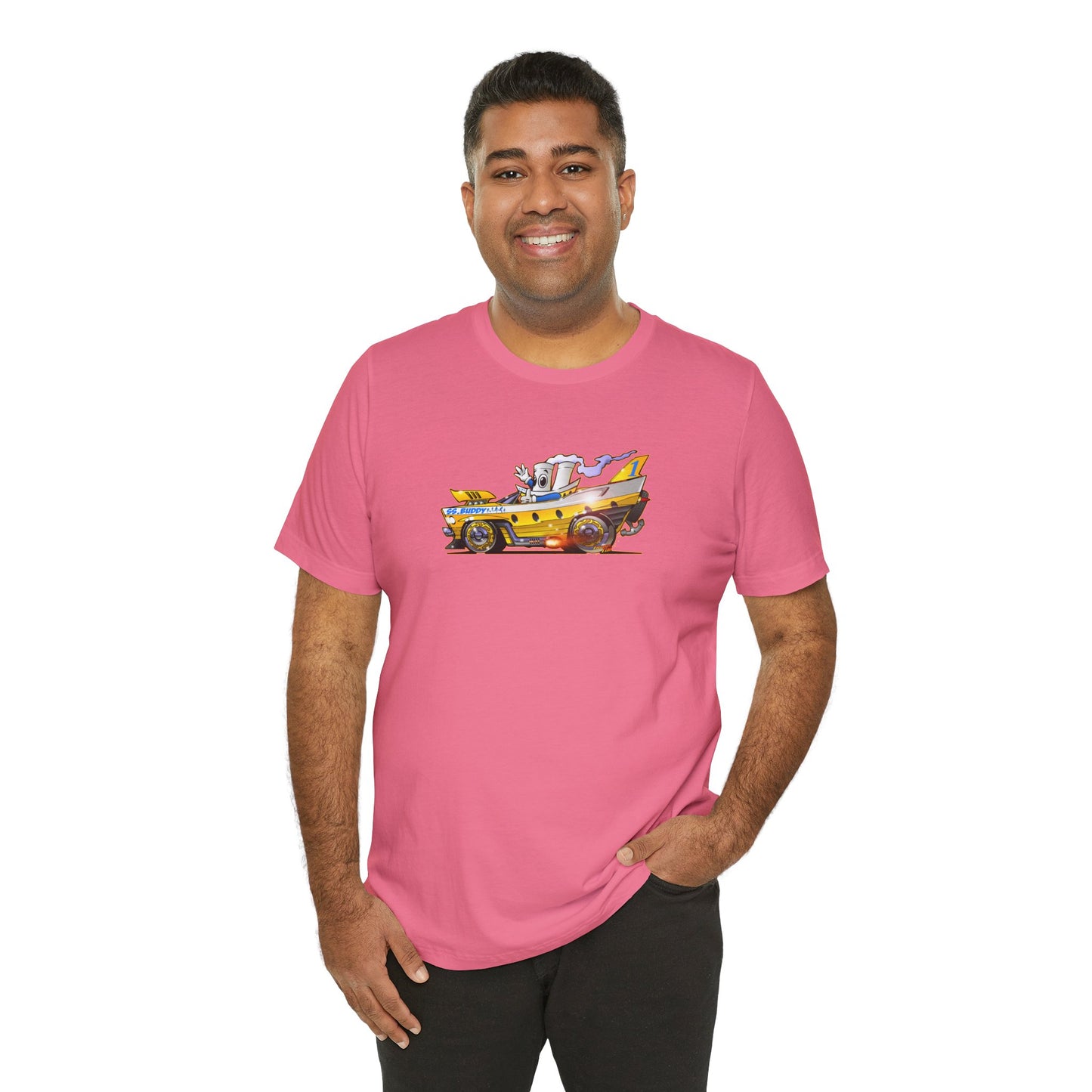 BUDDY CRUISE BUDDYMOBILE Custom Car Art Short Sleeve Tee in 17 Colors