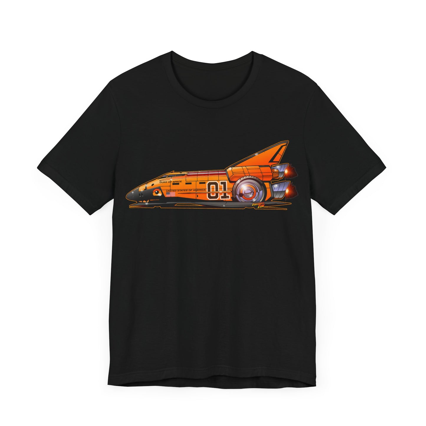 DUKE OF SPACE Dukes of Hazzard Space Shuttle Custom Car Art Unisex Tee 10 Colors