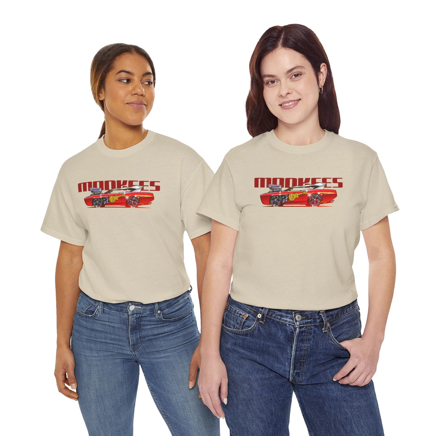 THE MONKEES Monkeemobile Cotton Tee Shirt - 12 Colors