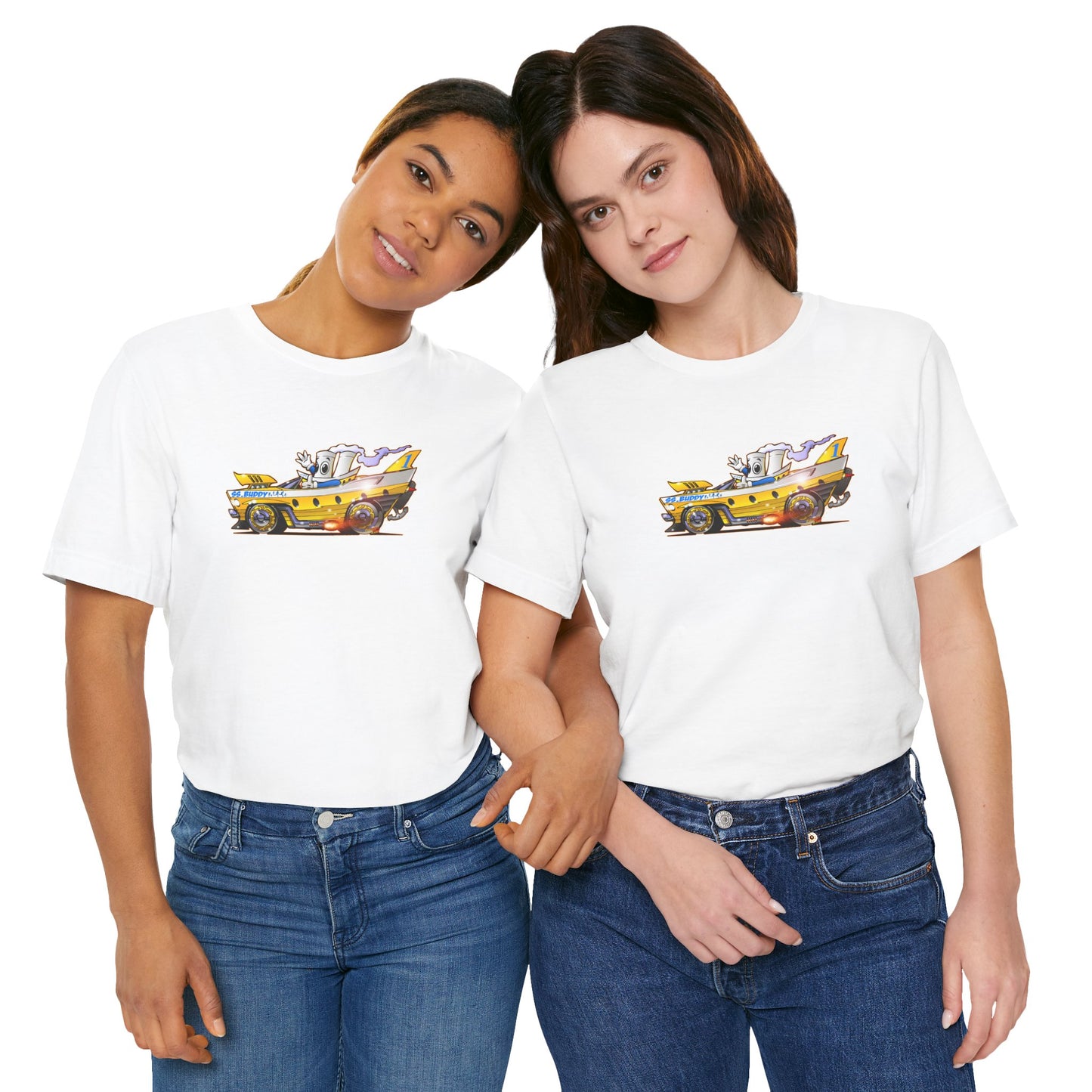 BUDDY CRUISE BUDDYMOBILE Custom Car Art Short Sleeve Tee in 17 Colors