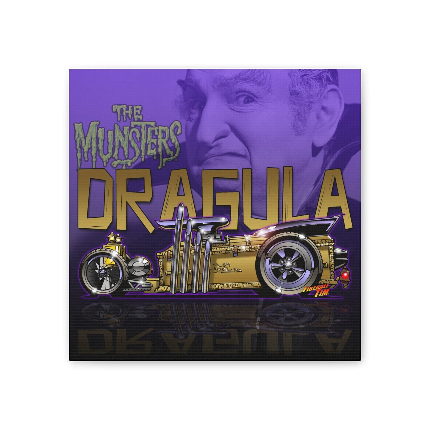 MUNSTERS DRAGULA TV Show Canvas Art Wall Print - 2 Sizes