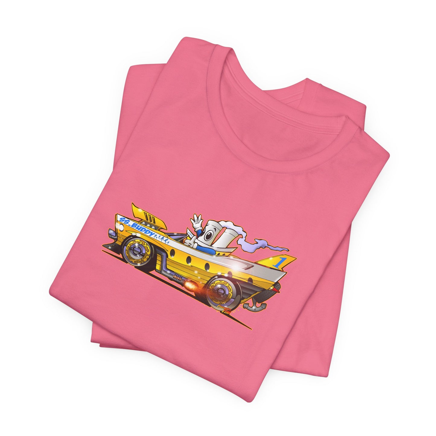 BUDDY CRUISE BUDDYMOBILE Custom Car Art Short Sleeve Tee in 17 Colors
