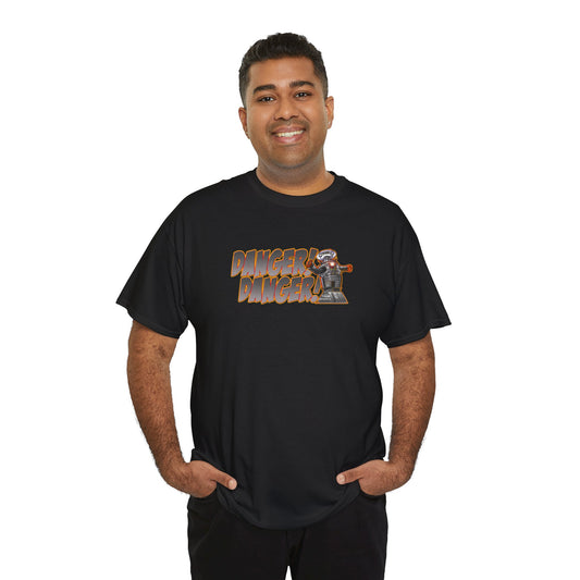 LOST IN SPACE ROBOT DANGER Heavy Cotton Tee Shirt - Mutiple Colors