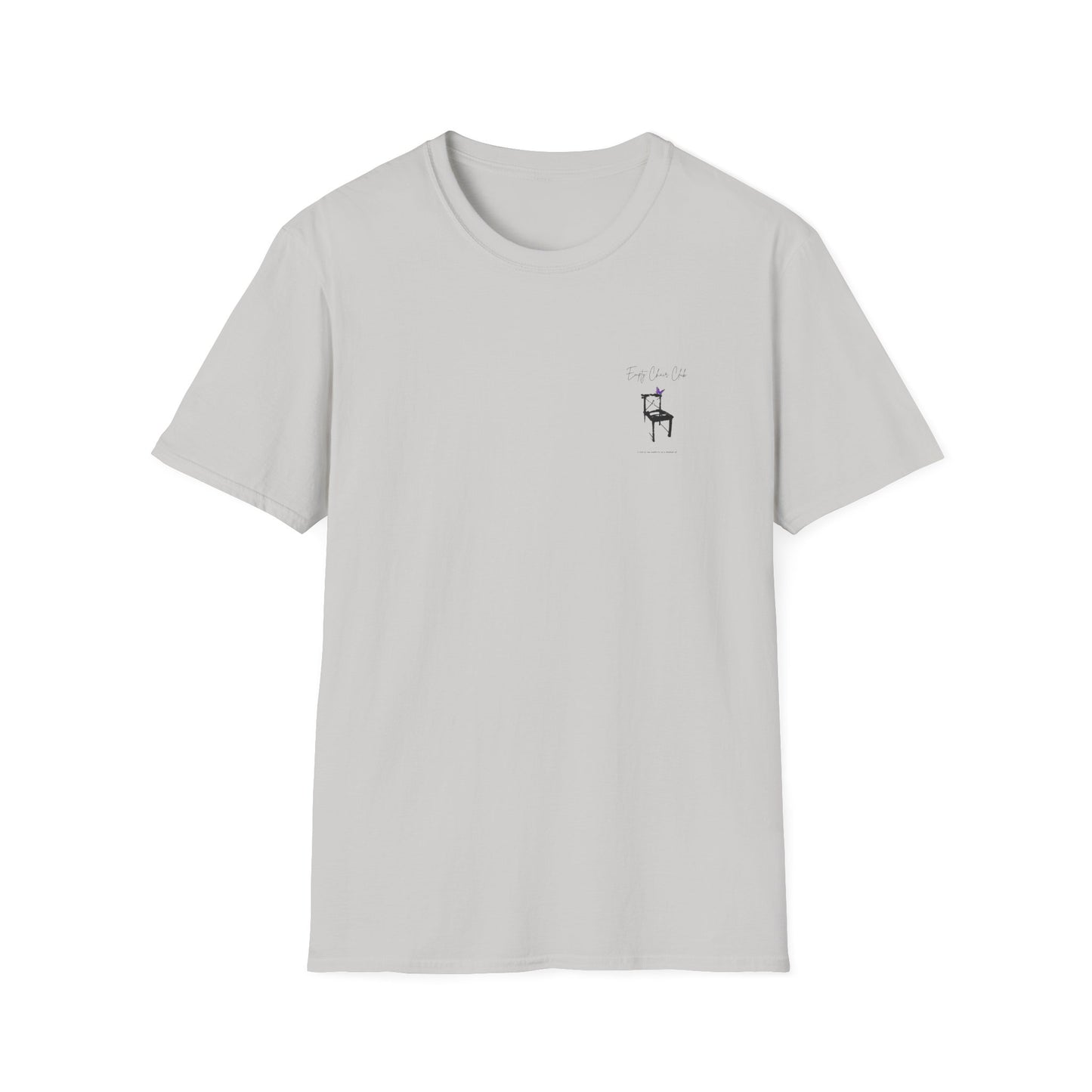 EMPTY CHAIR CLUB Unisex Softstyle T-Shirt - Casual Comfort for Relaxation and Reflection