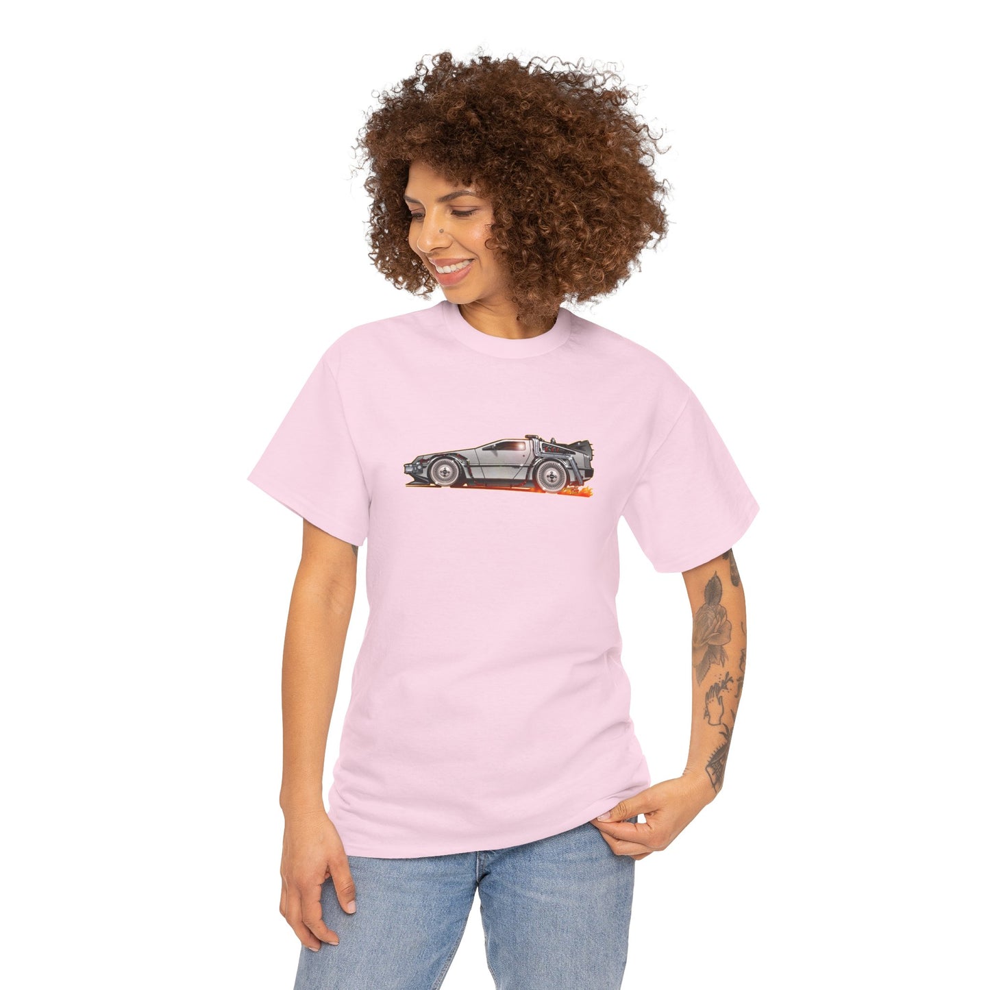 BACK TO THE FUTURE DELOREAN Time Machine Concept Art Tee Shirt 11 Colors