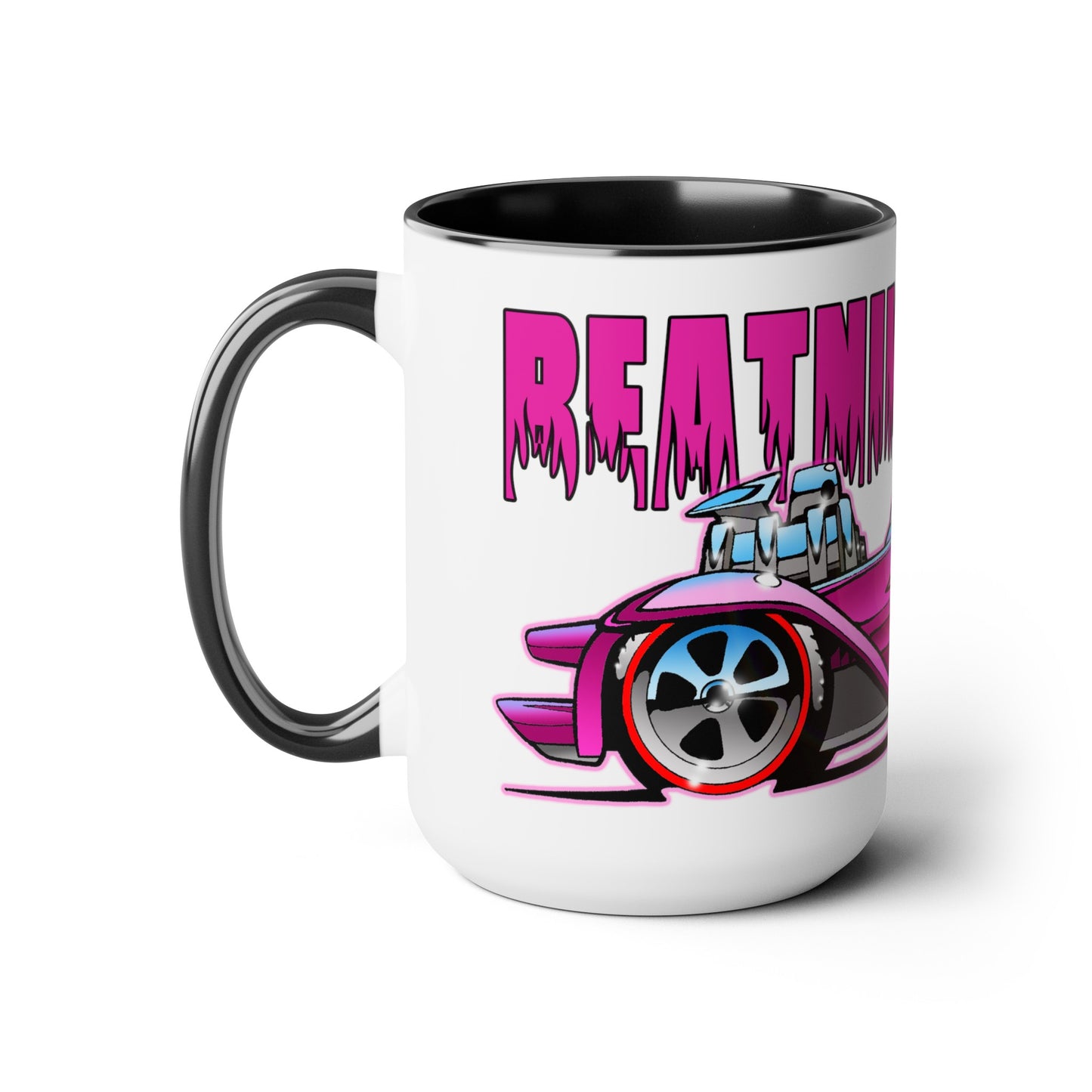 Hot Wheels BEATNIK BANDIT Diecast Redline Concept Art Coffee Mug 15oz