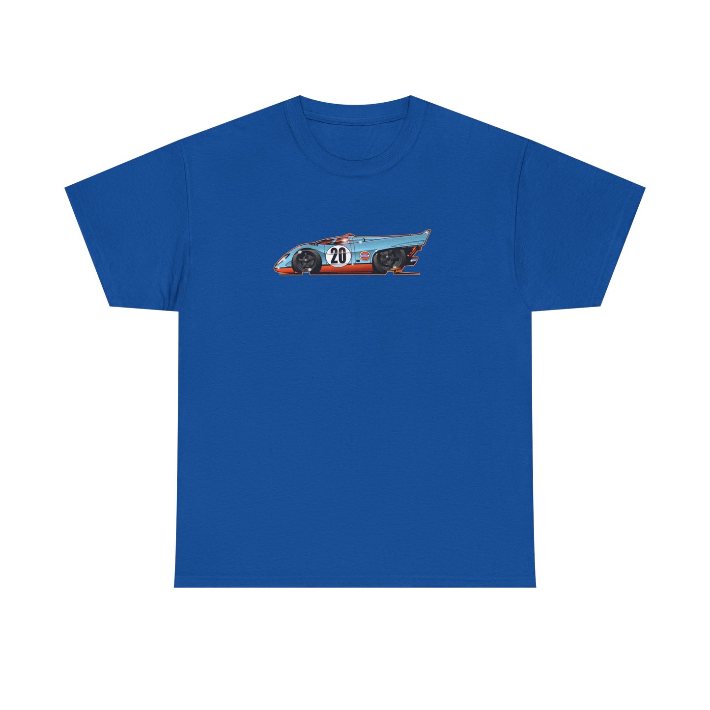 LE MANS Steve McQueen Porsche 917K Collectible Fireball Art Tee Shirt - Multiple Colors