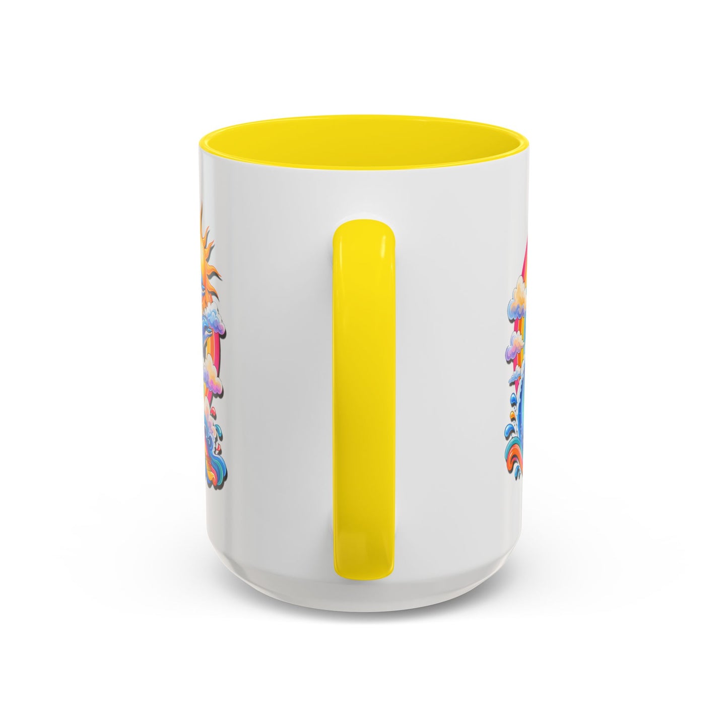 DOLPHIN SPLASH 1 Aquarium Series Fireball Art Coffee Mug - 2 Sizes