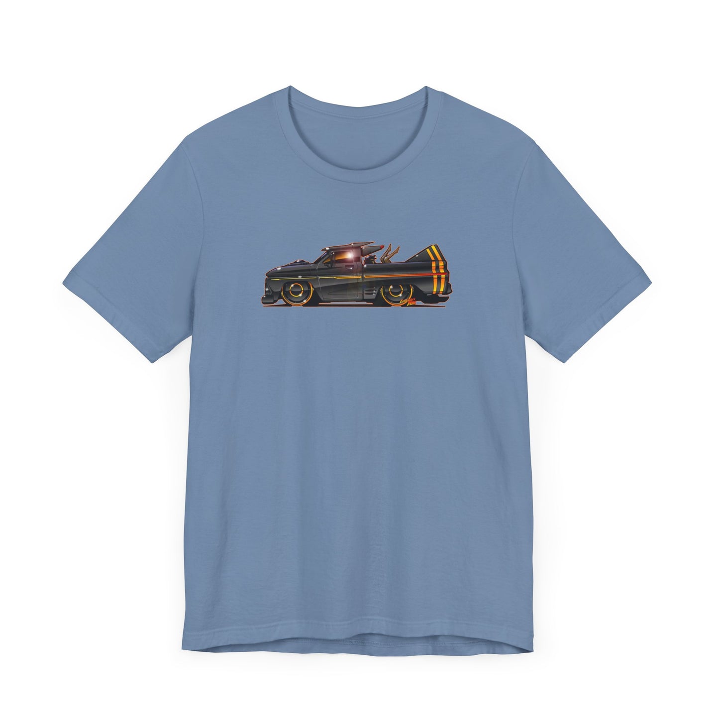 CHEVROLET C10 1960 Stinger Pickup Truck Concept Art Custom Short Sleeve Tee 8 Colors