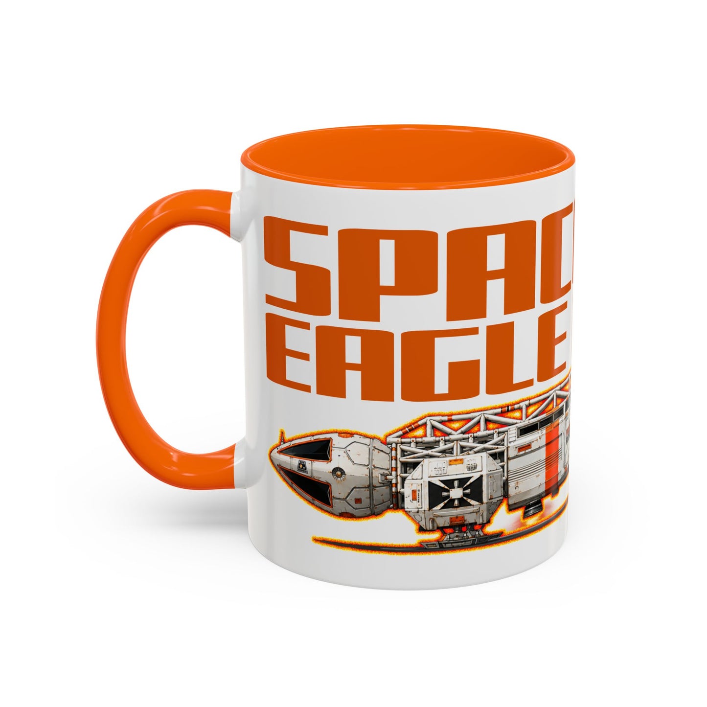 SPACE 1999 EAGLE RESCUE Spaceship Collectible Fireball Art Coffee Mug - 2 Sizes