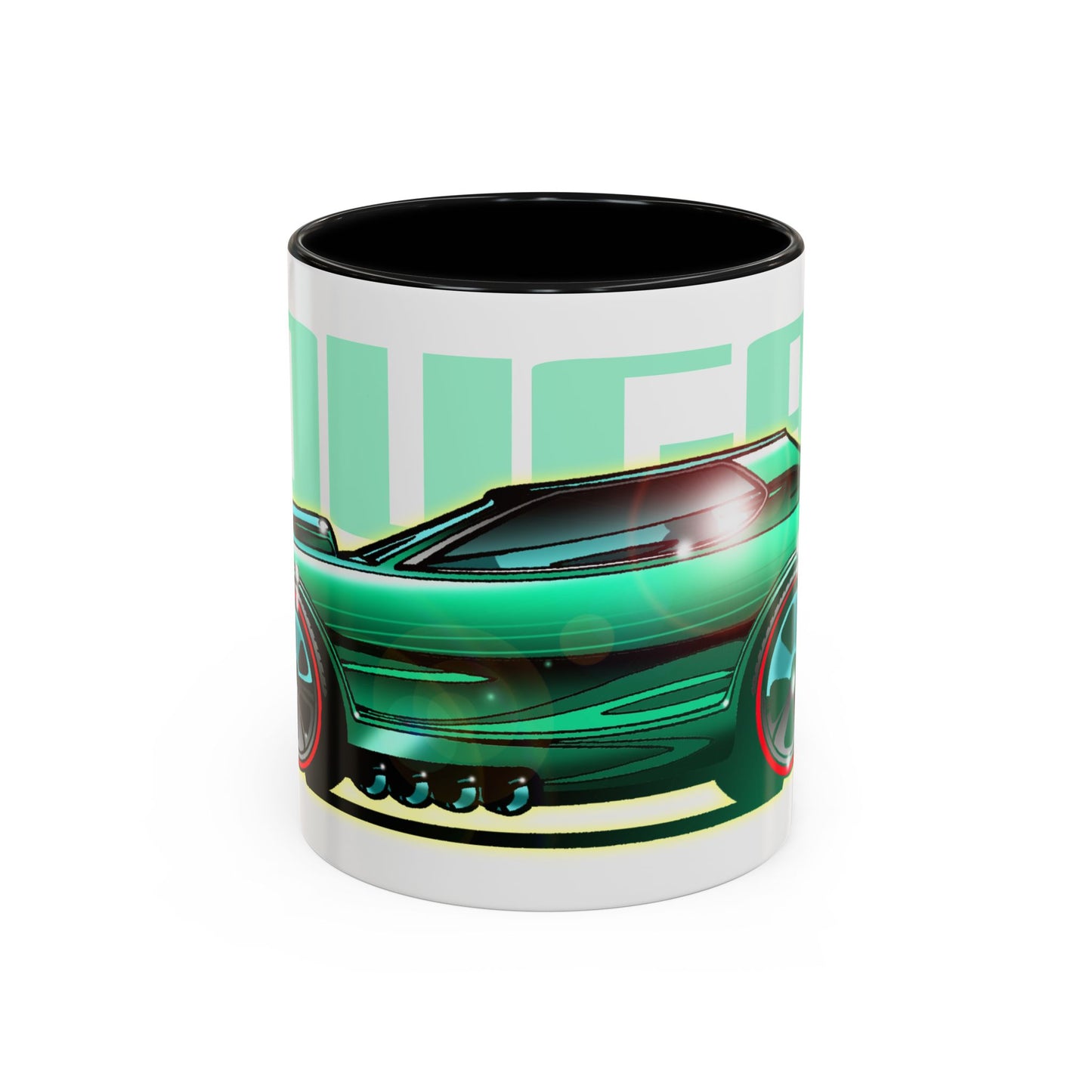 HOT WHEELS CUSTOM MERCURY COUGAR Muscle Car Collectible Fireball Art Coffee Mug