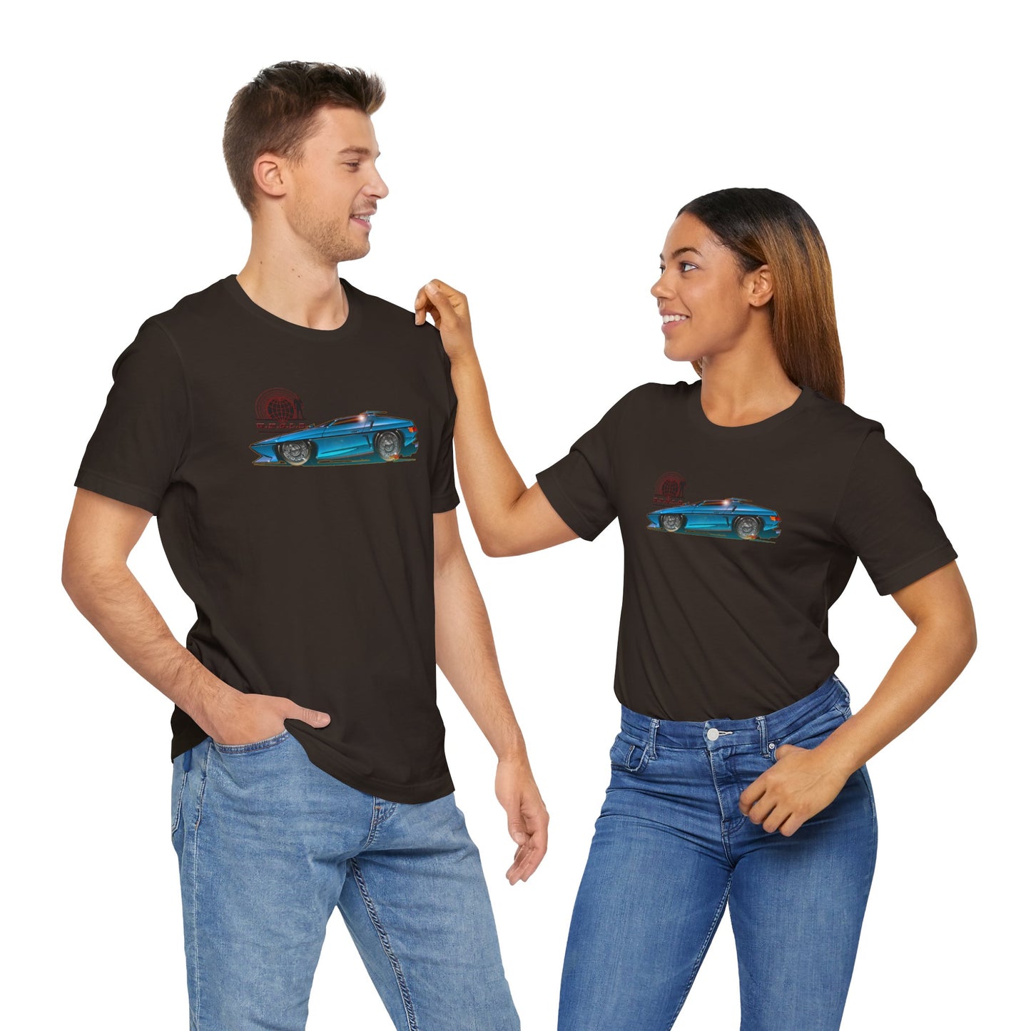 THE MAN FROM UNCLE Piranha TV Car Fireball Jersey Short Sleeve Tee Shirt - Multiple Colors