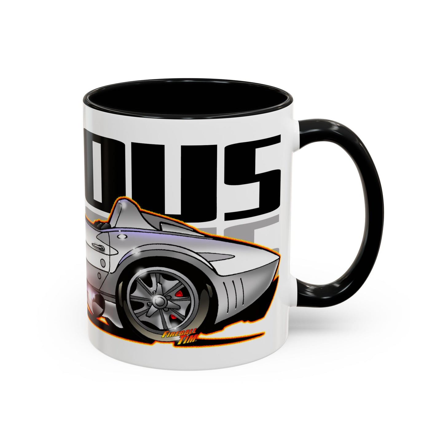 FAST AND FURIOUS Grand Sport Stingray Corvette Fireball Art Collectible Coffee Mug