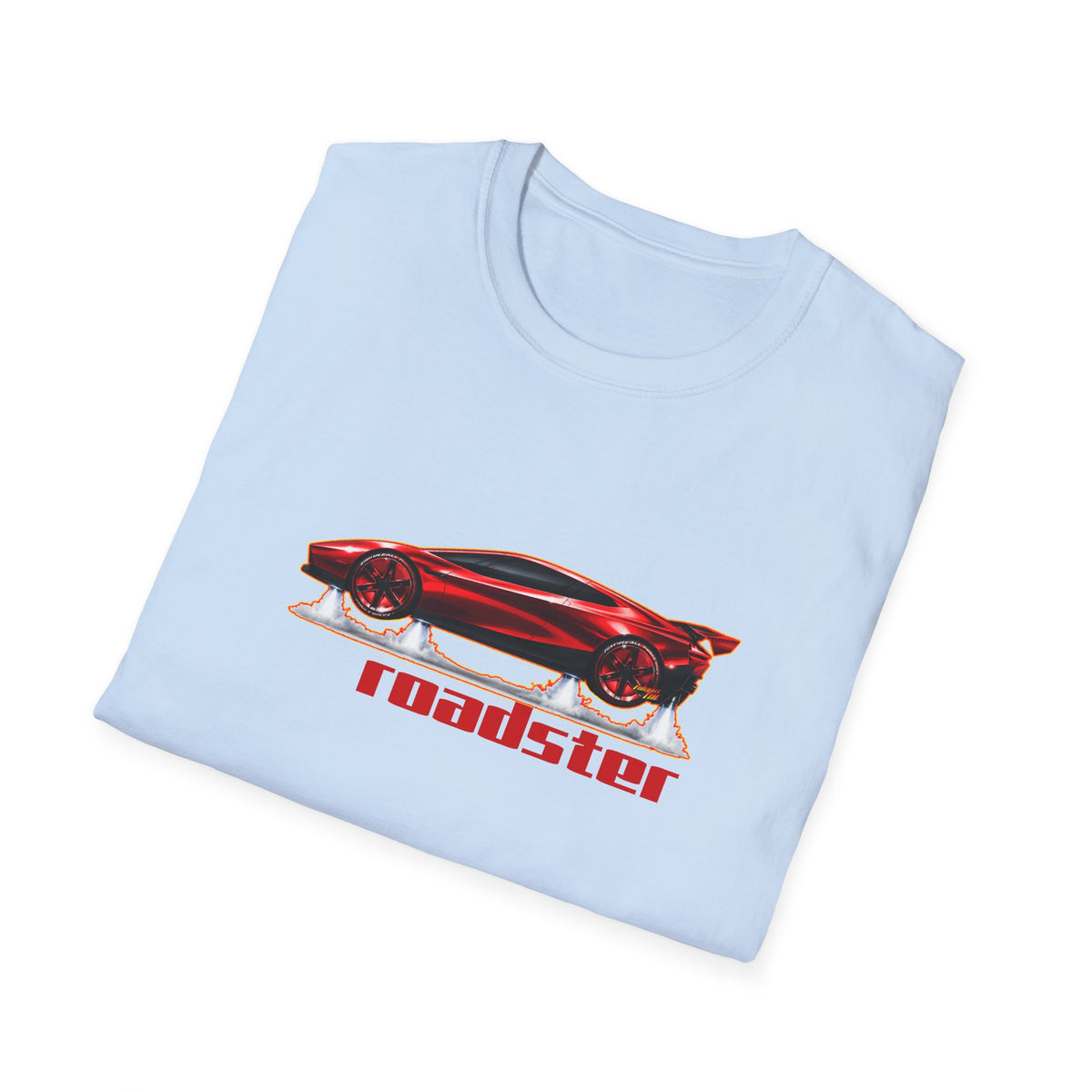 TESLA FLYING ROADSTER Collectible Fireball Art TeeShirt