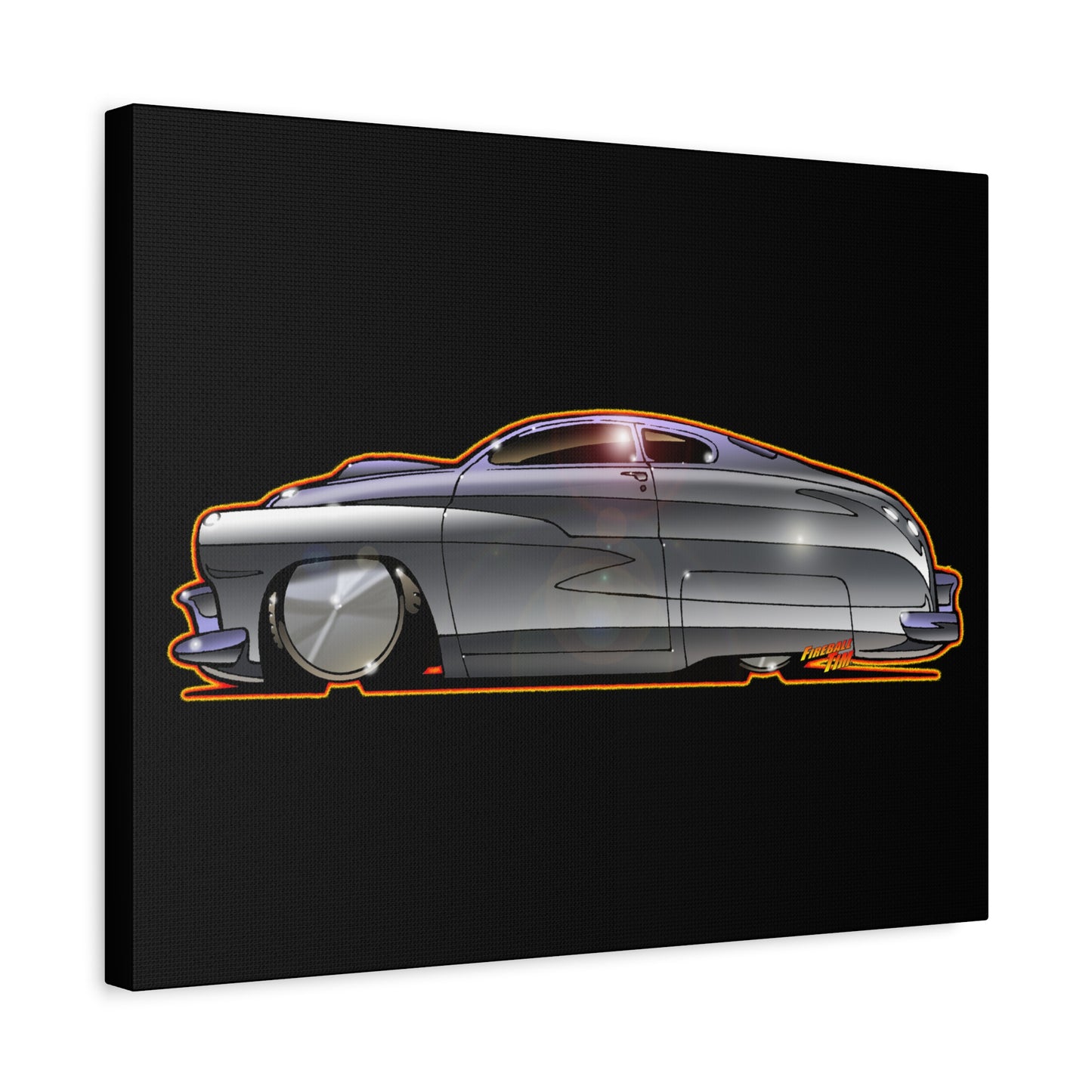 COBRA MERCURY Sylvester Stallone Collectible Fireball Art Canvas Print