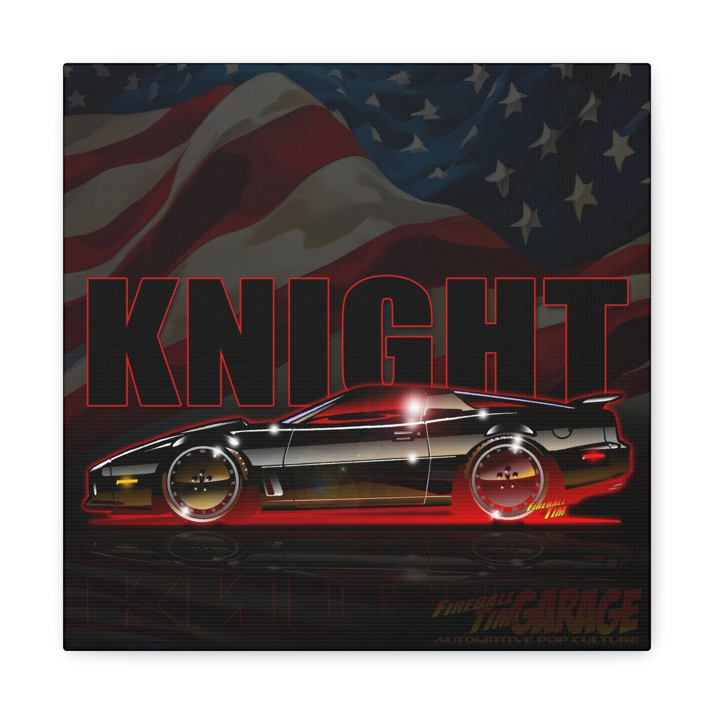KNIGHT RIDER Pontiac Firebird TV Car Canvas Wall Art MASTERPRINT 2 Sizes