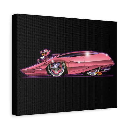 PINK PANTHER PANTHERMOBILE Fireball Canvas Art Wall Print - 11x14